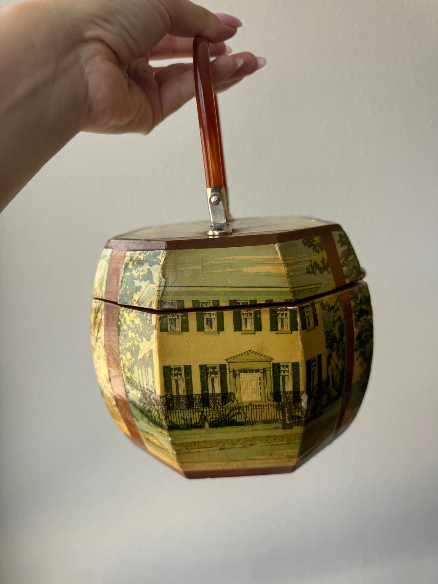 Vintage Decoupage Handbag