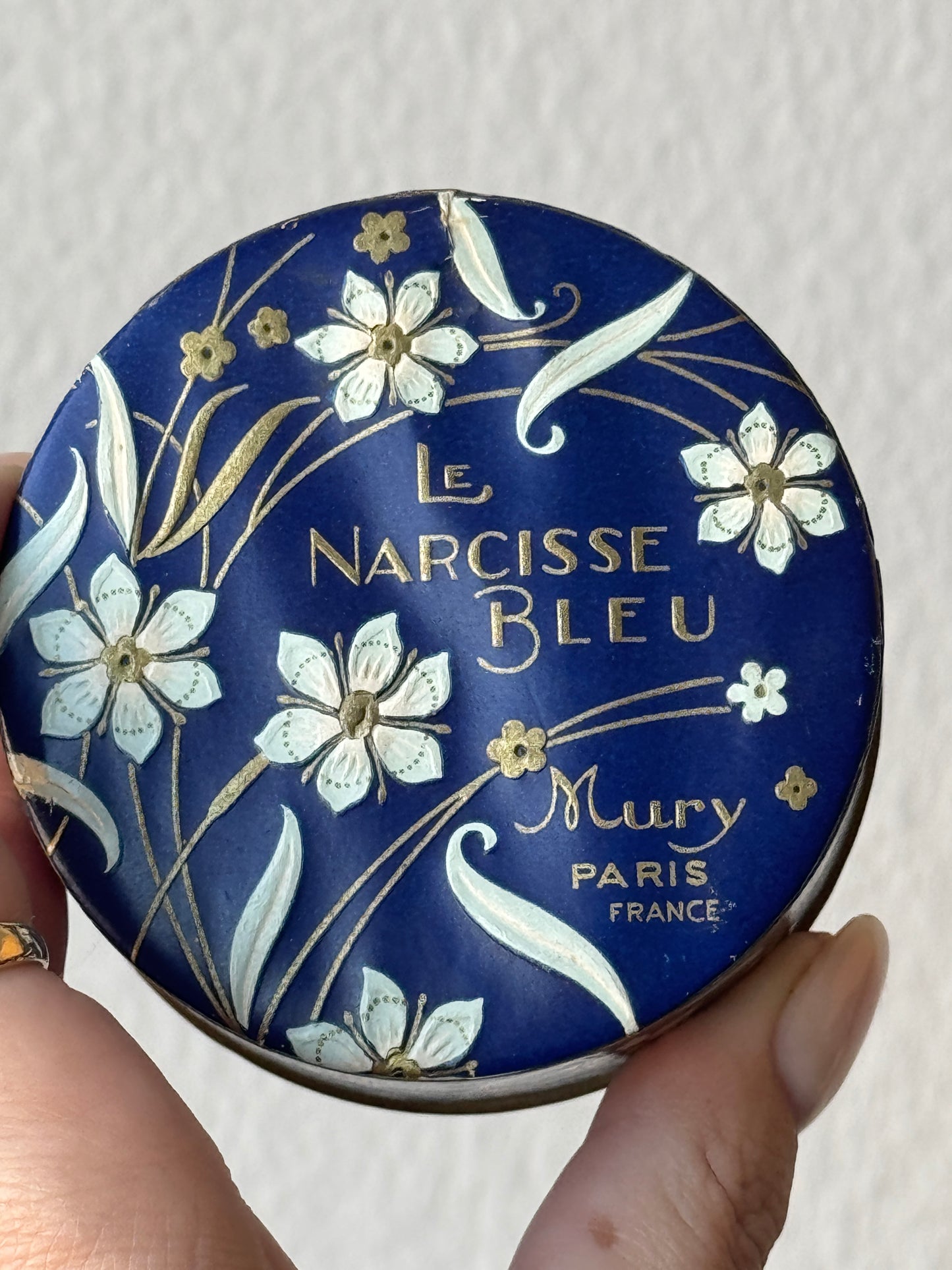 Le Narcisse Bleu French Powder Box