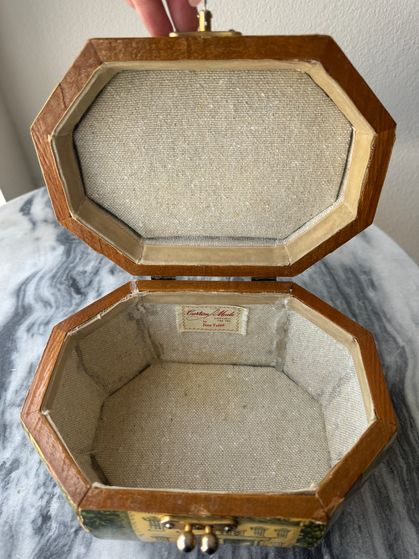 Vintage Decoupage Handbag