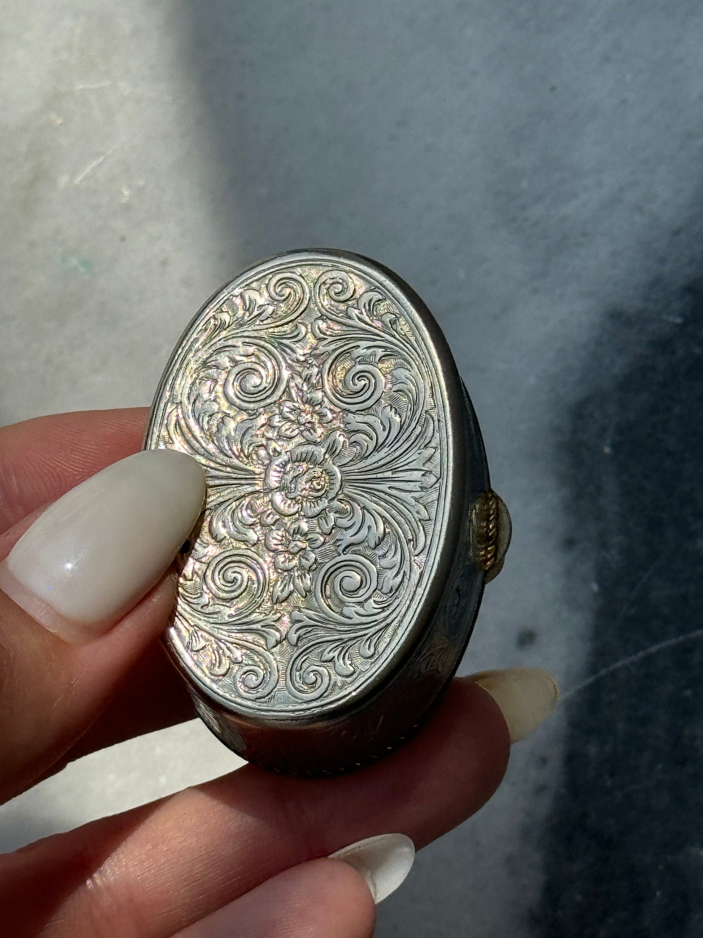 Vintage Micro-Mosaic Pill Box