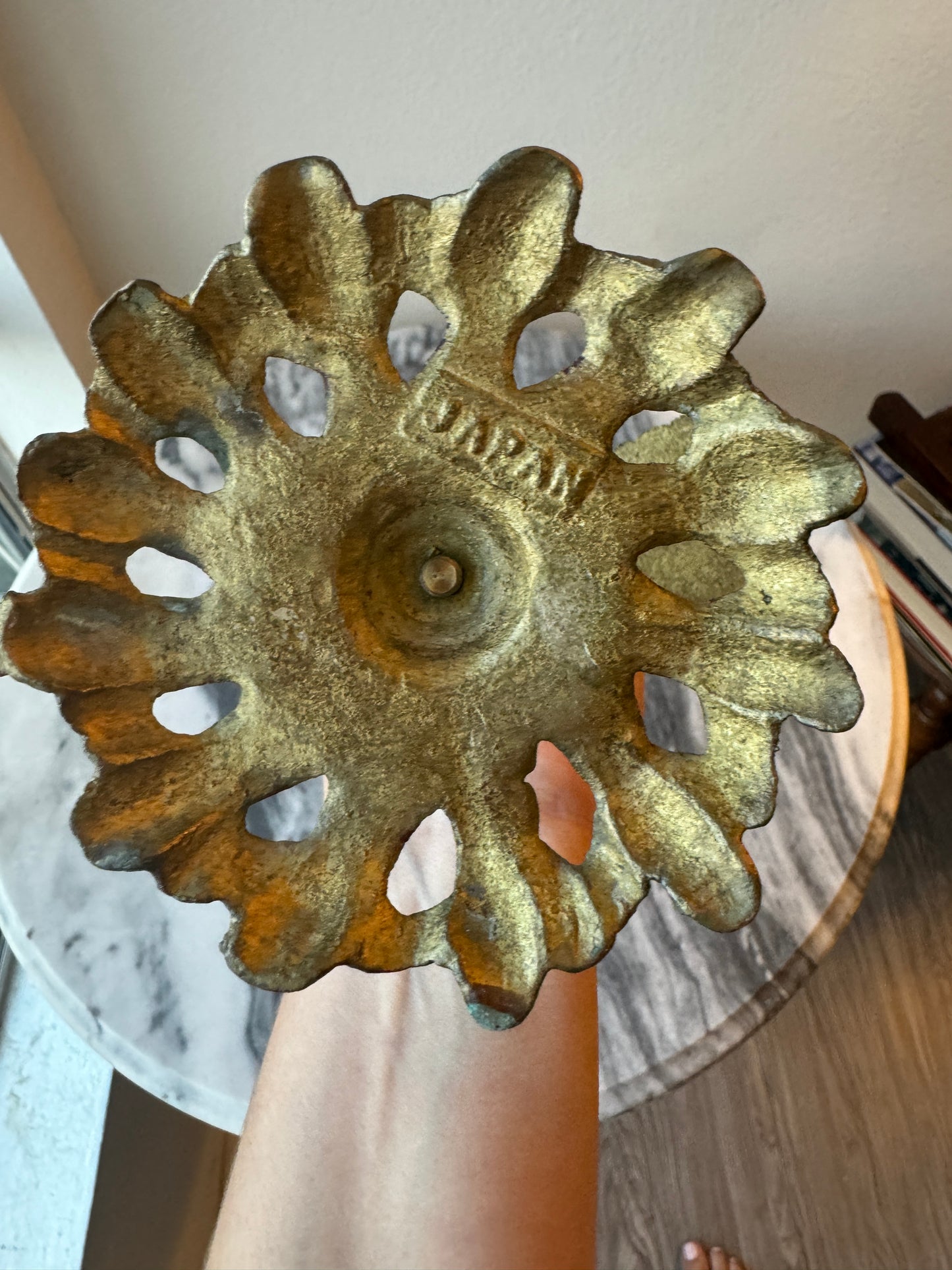 Vintage Brass Victorian Style Letter Holder
