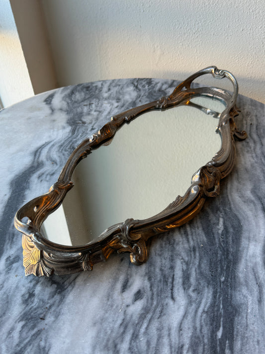 Art Nouveau Mirrored Vanity Tray