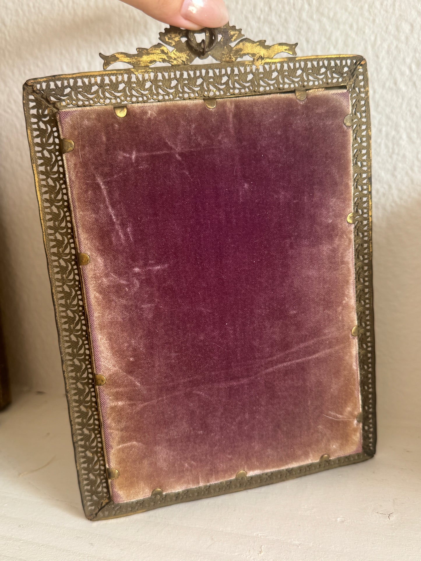 Antique French Frame, Mother of Pearl