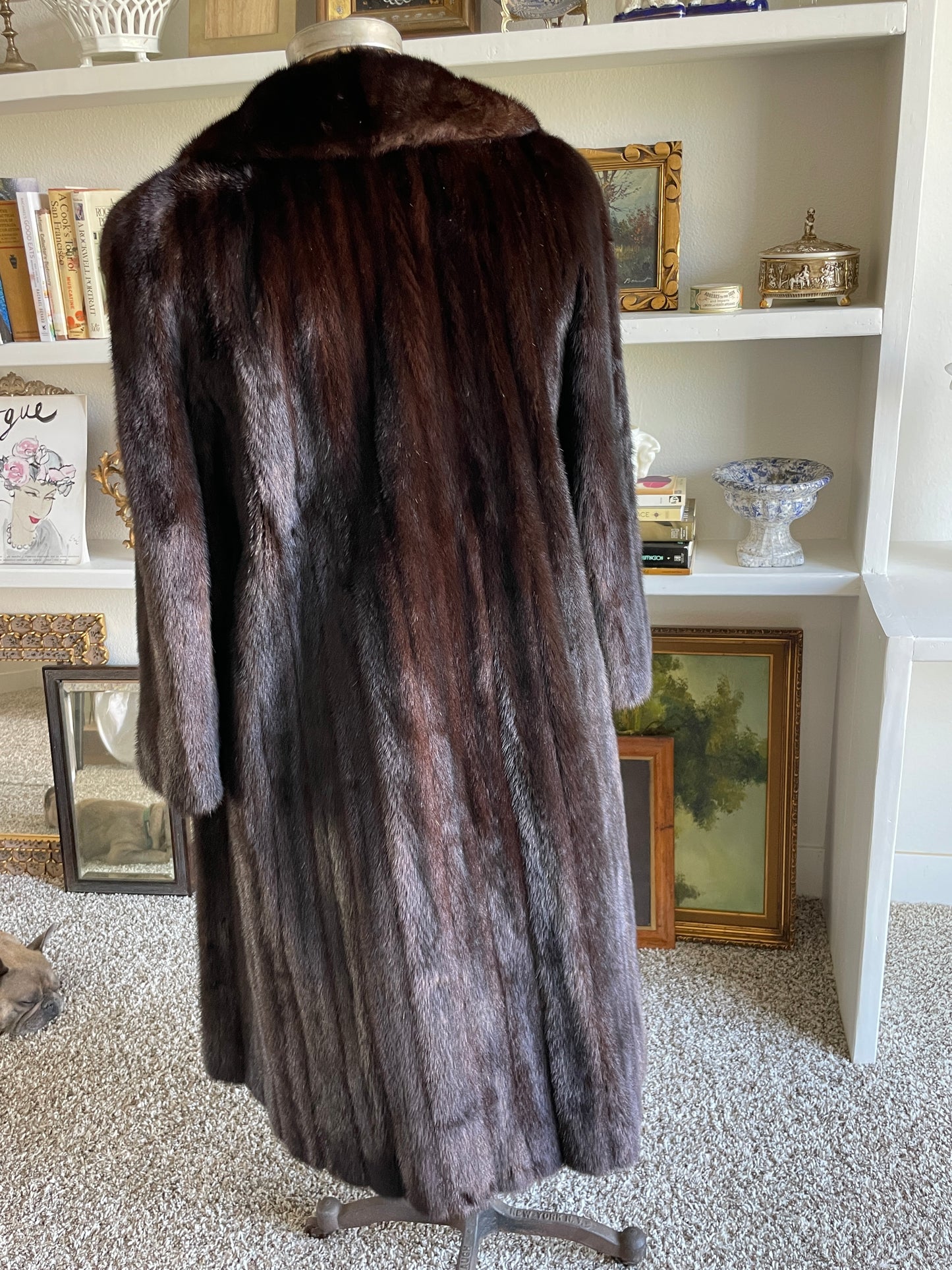 Iconic 1950’s Vintage I.Magnin Chocolate Coat