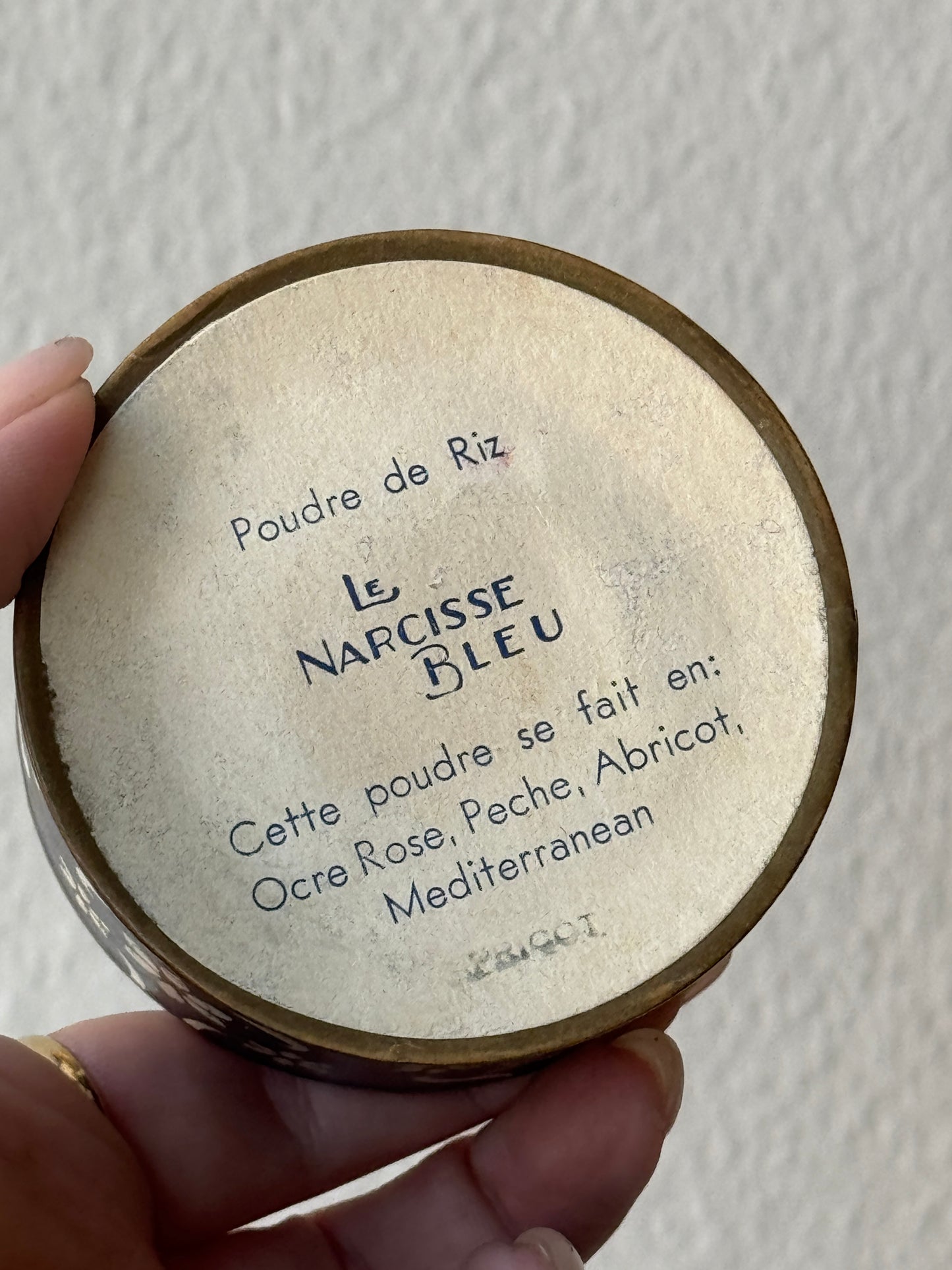 Le Narcisse Bleu French Powder Box