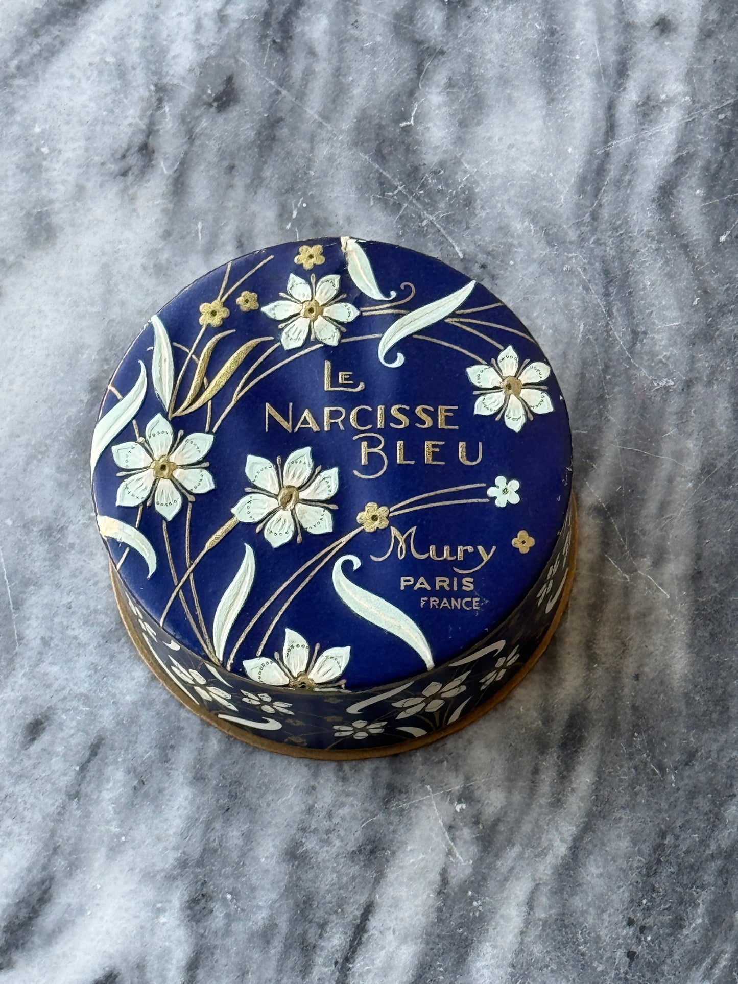 Le Narcisse Bleu French Powder Box