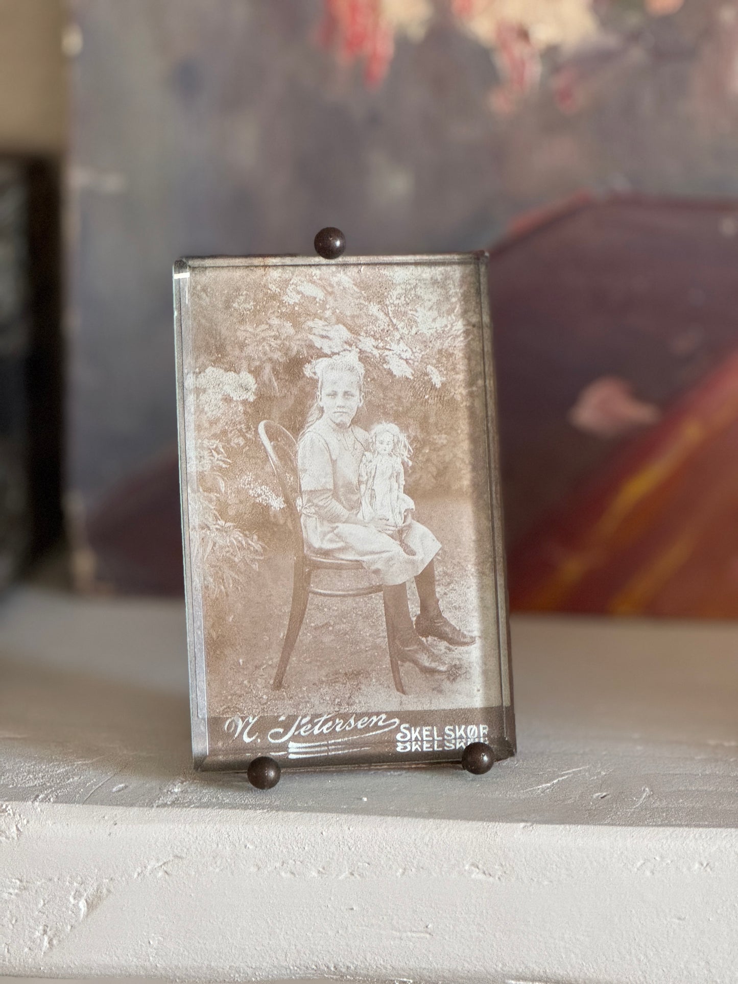 Early 1900’s Beveled Glass Picture Frame