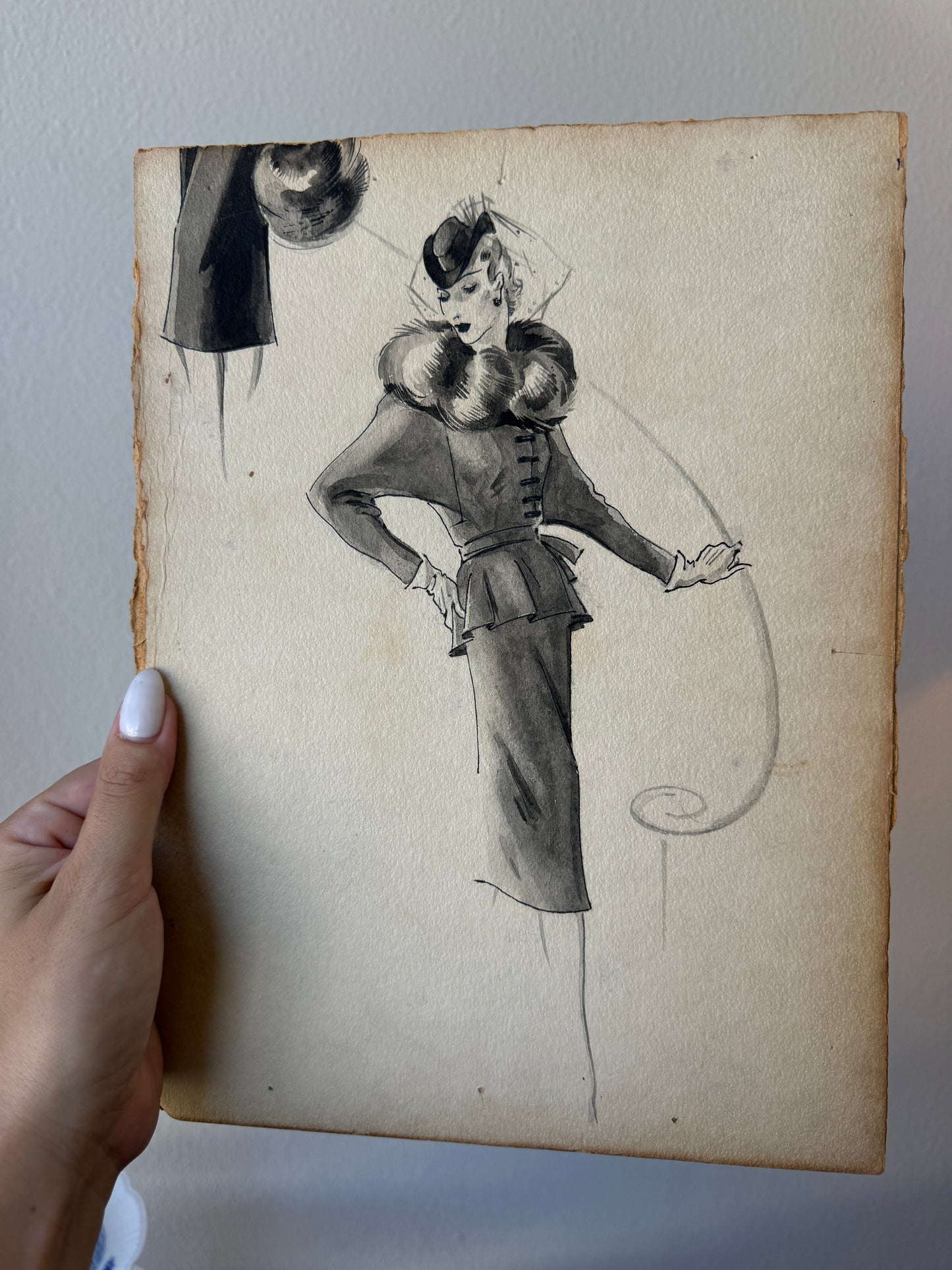 Vintage Fashion Sketch