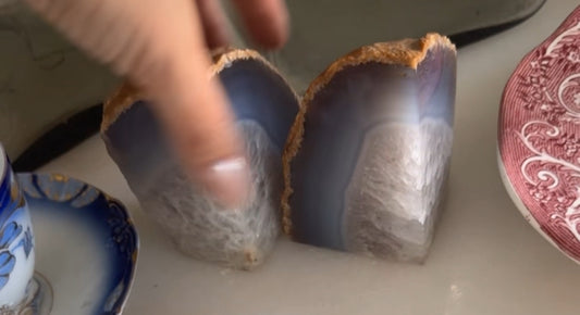 Geode Bookends