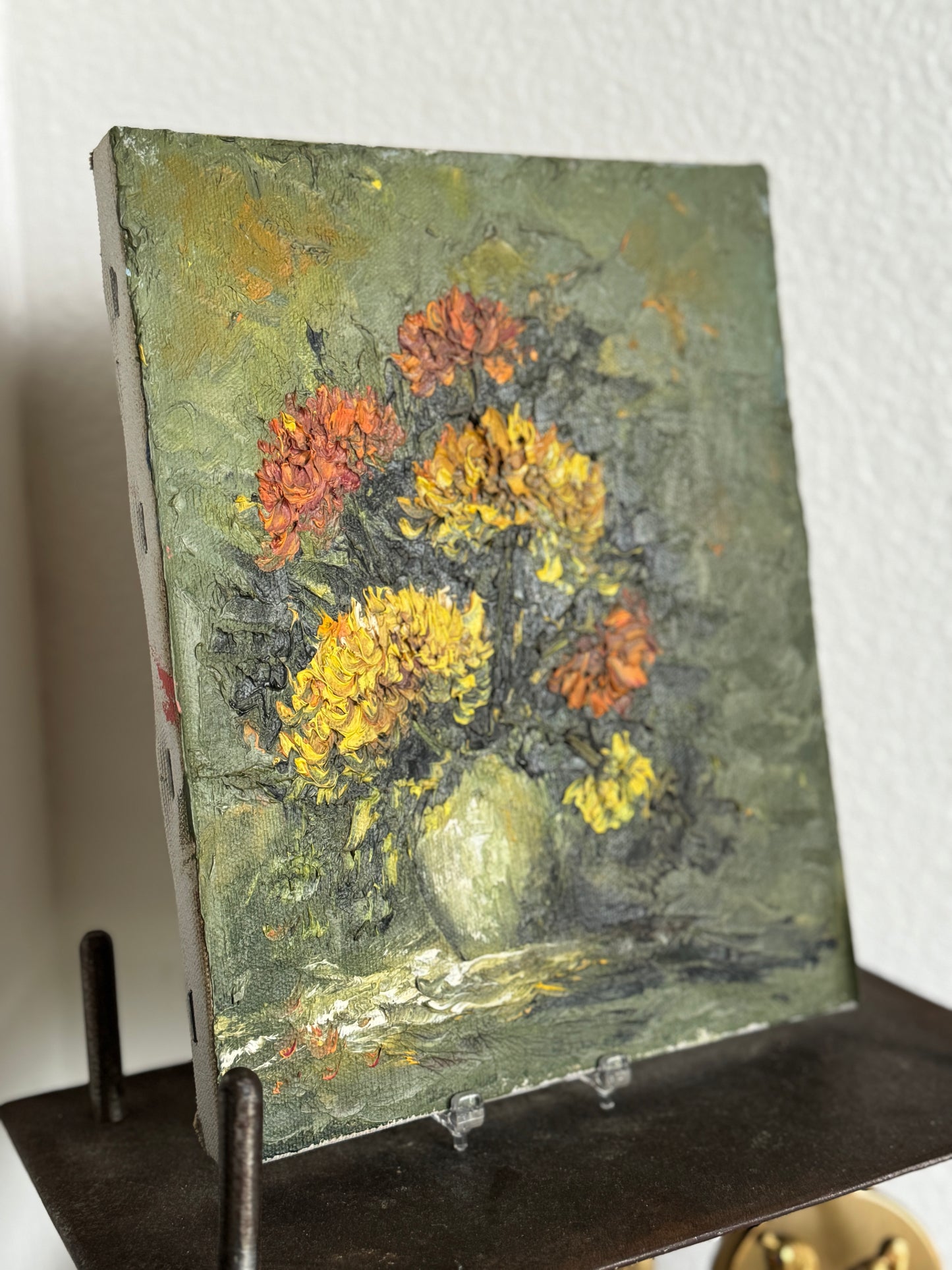 Vintage Floral Oil Painting