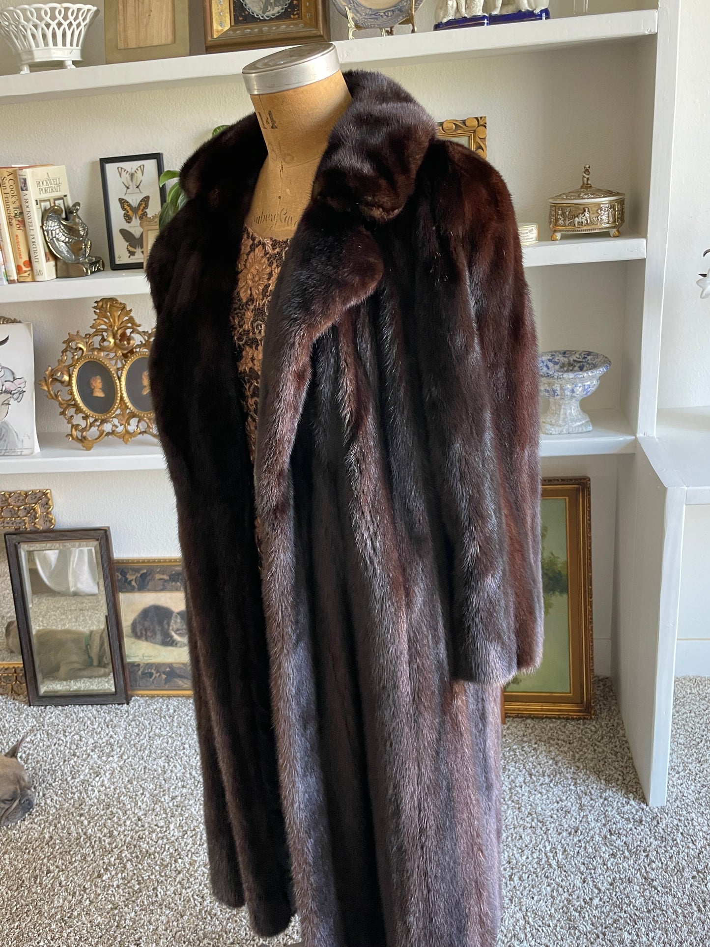 Iconic 1950’s Vintage I.Magnin Chocolate Coat