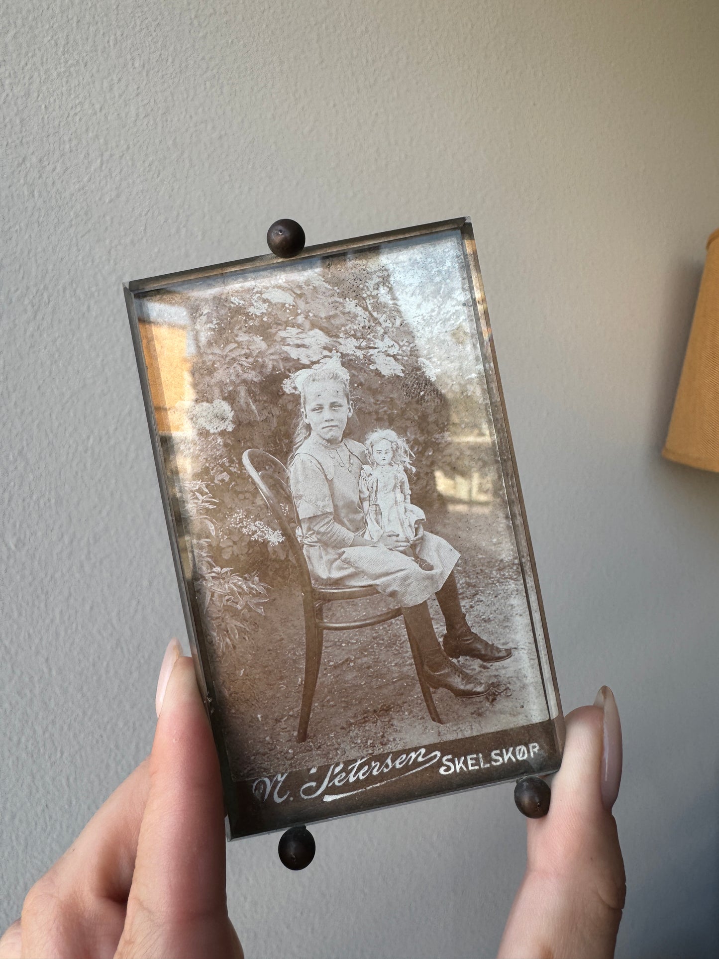 Early 1900’s Beveled Glass Picture Frame